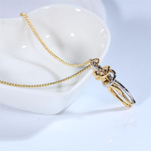 2022 Affectionate Hug Necklace Stainless Steel Necklace