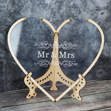 Load image into Gallery viewer, Heart shape Wedding guest book