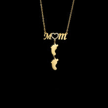 Load image into Gallery viewer, Mom Zircon Heart  Personalized Necklace