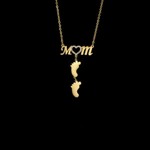 Mom Zircon Heart  Personalized Necklace