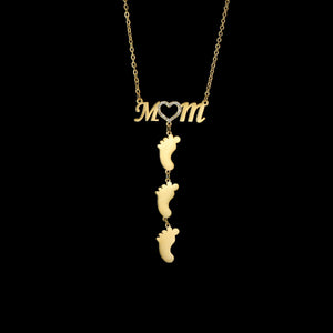 Mom Zircon Heart  Personalized Necklace