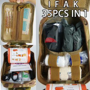 Outdoor Survival First Aid Kit Military Tactical